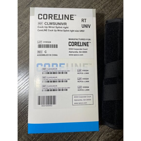 Wrist Hand Brace Support Carpal Tunnel Sprain Arthritis Gym Splint Universal Bla - Picture 4 of 4